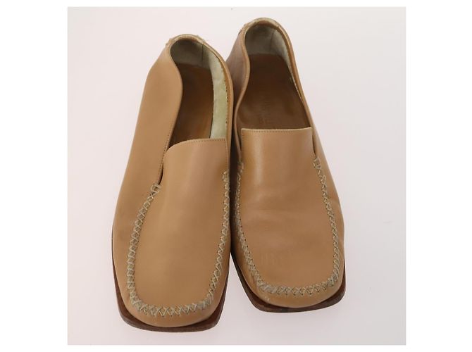 LOUIS VUITTON Monogram Mini Schuhe Leder 5 Set Schwarz Beige Marine LV Auth 174780 Marineblau - Ansicht 4