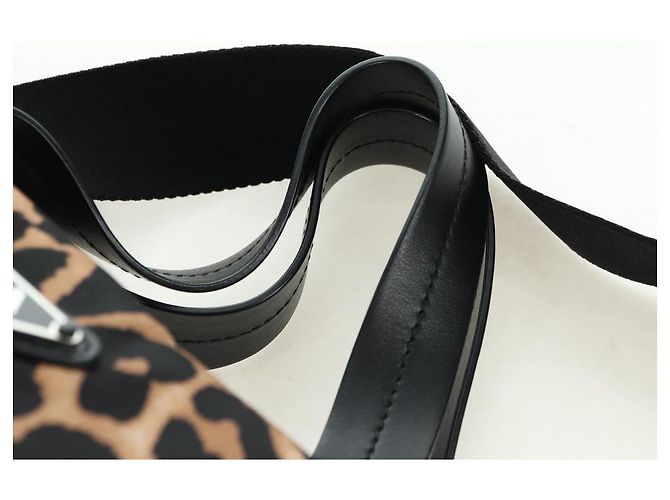 PRADA Borsa a Mano Nylon Pelle 2 in 1 Gialla Auth am11470SAV Giallo - vista 14