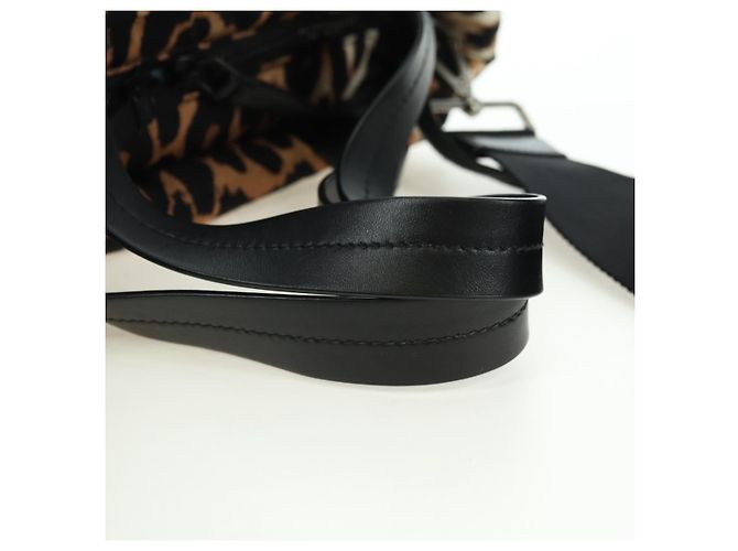 PRADA Borsa a Mano Nylon Pelle 2 in 1 Gialla Auth am11470SAV Giallo - vista 7