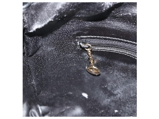 Borsa a Spalla Gucci Bamboo in Pelle 2 in 1 Nero Oro 001 1998 1638 Auth ep14094 - vista 22