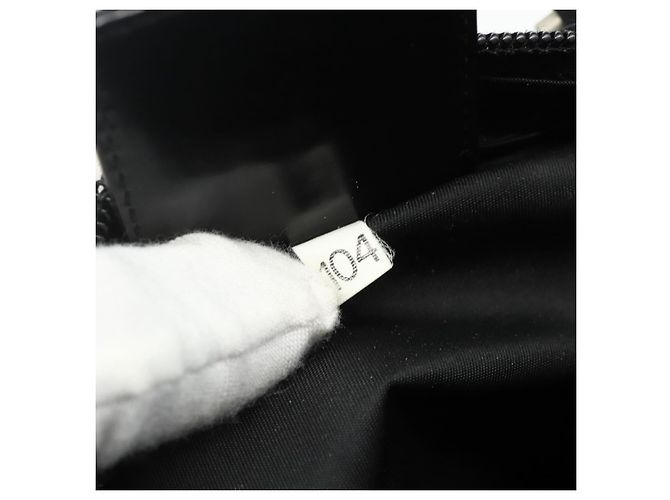 Borsa a Spalla PRADA in Nylon Nero Argento Autentica bs34694 - vista 12