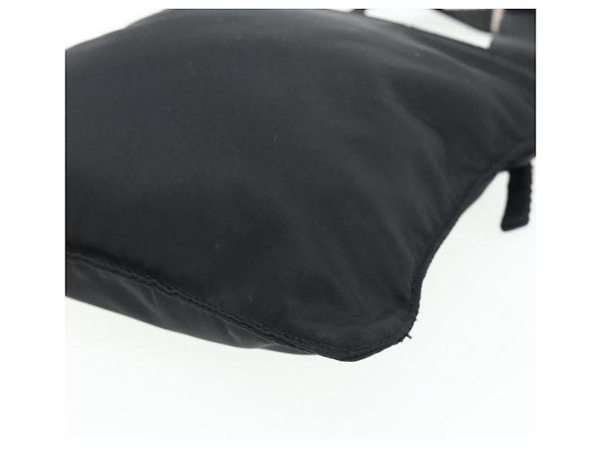 Borsa a Spalla PRADA in Nylon Nero Argento Autentica bs34694 - vista 15