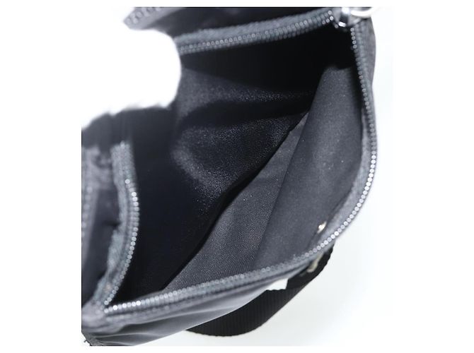 Borsa a Spalla PRADA in Nylon Nero Argento Autentica bs34694 - vista 22