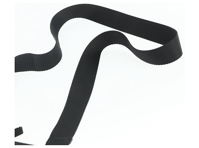 Borsa a Spalla PRADA in Nylon Nero Argento Autentica bs34694 - vista 8