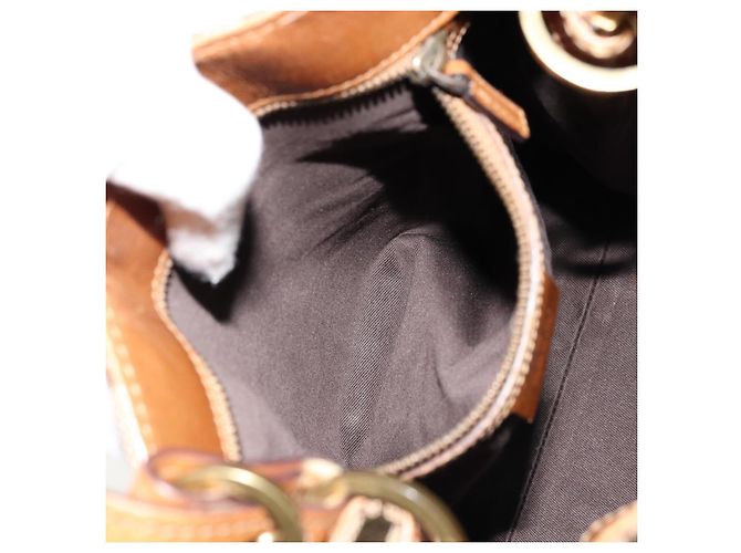 Borsa a Spalla GG Canvas Gucci Beige Oro 110292 Auth ep14036 D'oro - vista 21
