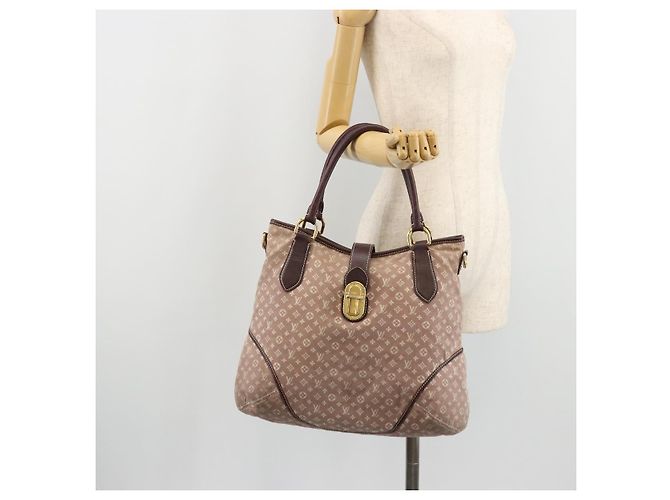 LOUIS VUITTON Borsa Monogram Idylle Elegy 2way Rosso seppia M56698 LV Auth ep13998 Marrone - vista 23