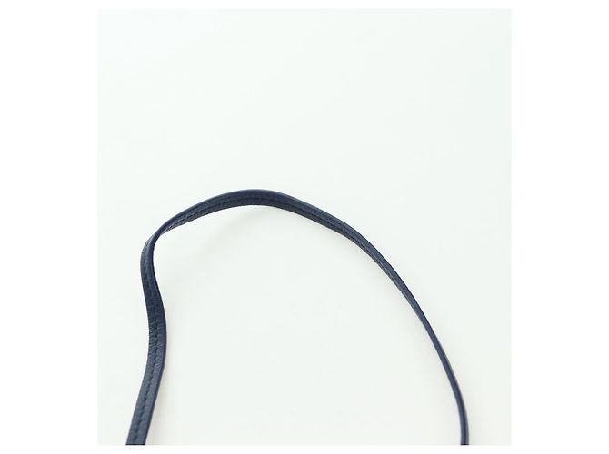 LOEWE ~ Ghibli Howl's Pebble Dice Borsa Calcifer in Pelle Blu Marina Auth 167246SM Blu navy - vista 14