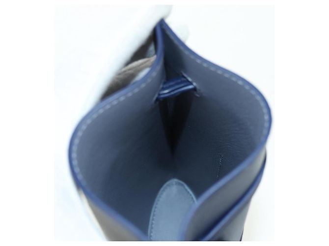 LOEWE ~ Ghibli Howl's Pebble Dice Borsa Calcifer in Pelle Blu Marina Auth 167246SM Blu navy - vista 22