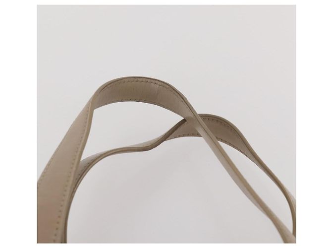 CHANEL Nuova linea di viaggio Borsa tote in nylon 2 pezzi Beige CC Auth ti3895 - vista 14