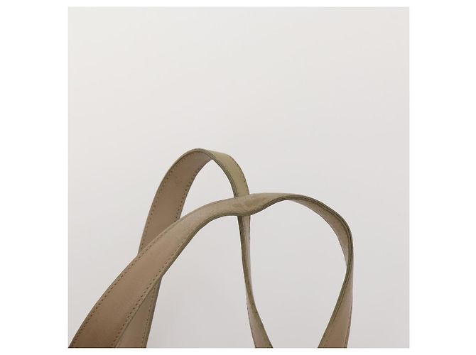 CHANEL Nuova linea di viaggio Borsa tote in nylon 2 pezzi Beige CC Auth ti3895 - vista 6