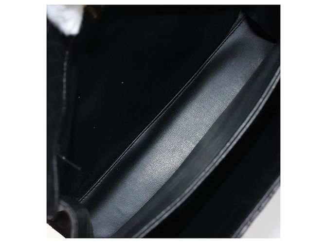 BALLY Borsa a Mano Trapuntata in Pelle 2 in 1 Nero Oro Auth BA12213A D'oro - vista 11