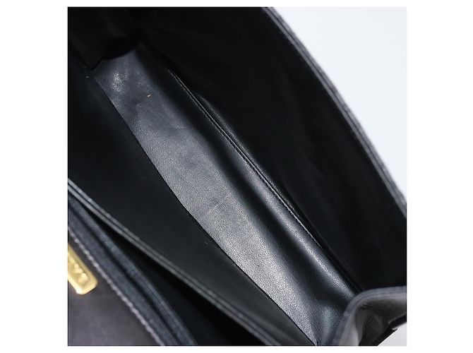 BALLY Borsa a Mano Trapuntata in Pelle 2 in 1 Nero Oro Auth BA12213A D'oro - vista 25