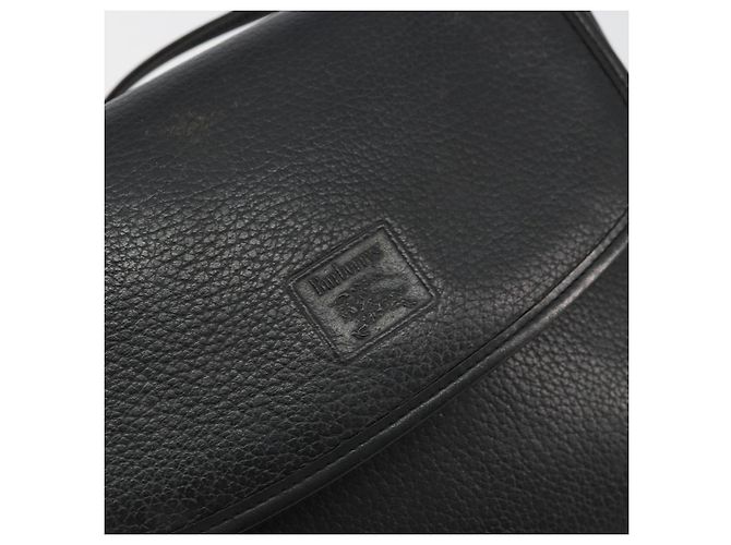 Borsa a Spalla Burberrys in Pelle Nera e Oro Auth ep14310 Nero D'oro - vista 10