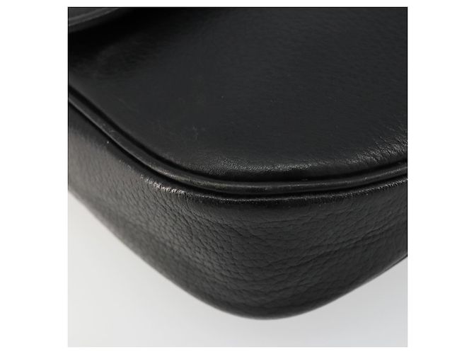 Borsa a Spalla Burberrys in Pelle Nera e Oro Auth ep14310 Nero D'oro - vista 14
