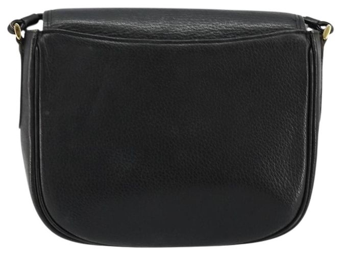Borsa a Spalla Burberrys in Pelle Nera e Oro Auth ep14310 Nero D'oro - vista 2