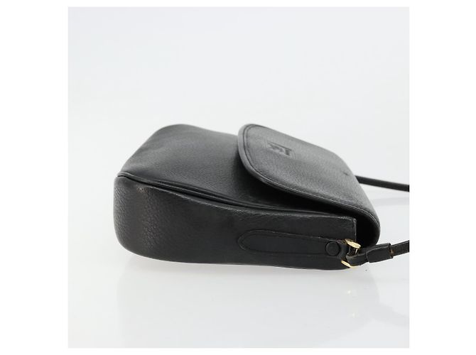 Borsa a Spalla Burberrys in Pelle Nera e Oro Auth ep14310 Nero D'oro - vista 3
