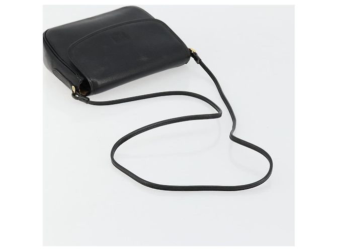 Borsa a Spalla Burberrys in Pelle Nera e Oro Auth ep14310 Nero D'oro - vista 7