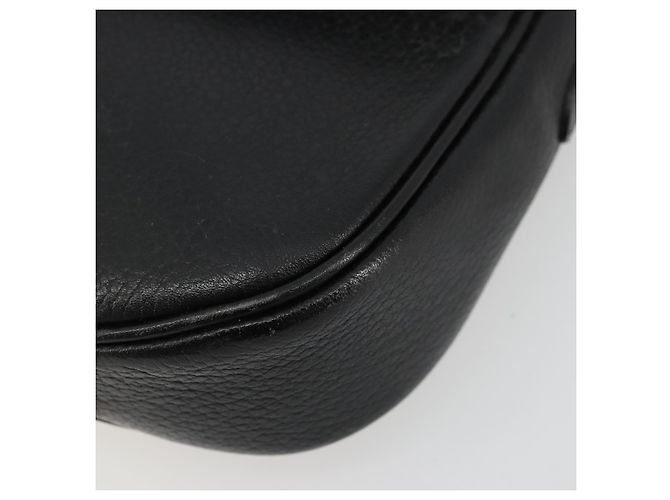 Borsa a Spalla Burberrys in Pelle Nera e Oro Auth ep14310 Nero D'oro - vista 9