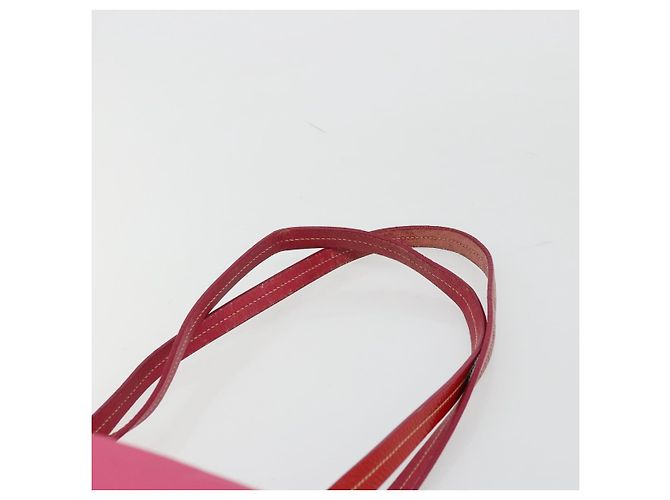 Borsa Tote Prada in Nylon Rosa Oro Auth bs34672 D'oro - vista 14
