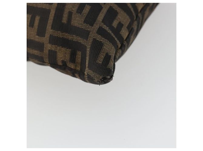 FENDI Zucca Canvas Tote Bag Schwarz Braun Auth 176230 - Ansicht 17