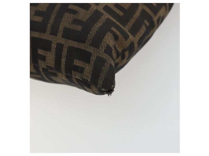 FENDI Zucca Canvas Tote Bag Schwarz Braun Auth 176230 - Ansicht 8