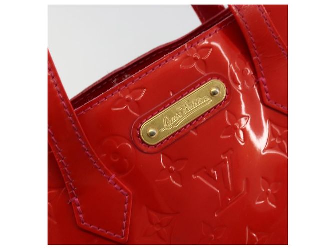 LOUIS VUITTON Borsa a Mano Monogram Vernis Wilshire PM Rose Pop M93643 Auth 176731 Rosa - vista 17