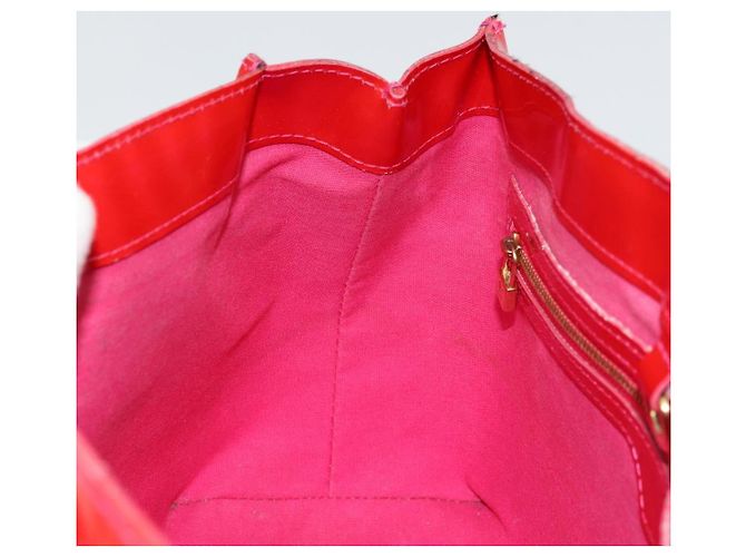 LOUIS VUITTON Borsa a Mano Monogram Vernis Wilshire PM Rose Pop M93643 Auth 176731 Rosa - vista 20
