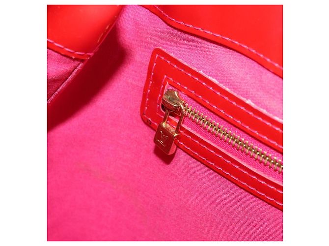 LOUIS VUITTON Borsa a Mano Monogram Vernis Wilshire PM Rose Pop M93643 Auth 176731 Rosa - vista 21