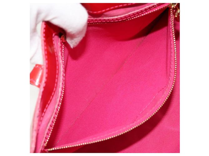 LOUIS VUITTON Borsa a Mano Monogram Vernis Wilshire PM Rose Pop M93643 Auth 176731 Rosa - vista 22