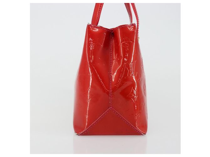 LOUIS VUITTON Borsa a Mano Monogram Vernis Wilshire PM Rose Pop M93643 Auth 176731 Rosa - vista 3