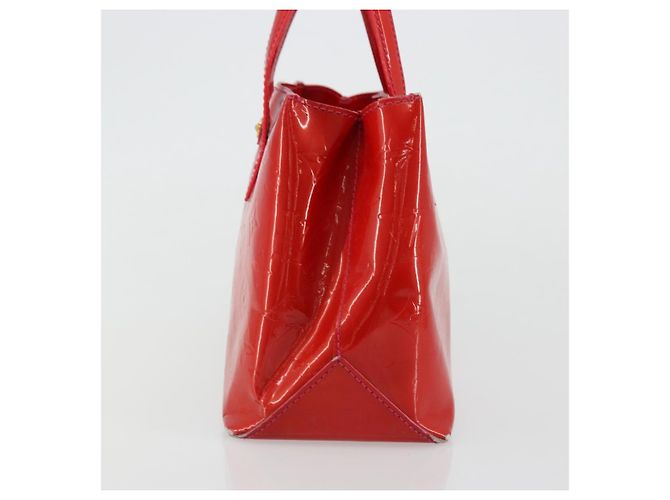 LOUIS VUITTON Borsa a Mano Monogram Vernis Wilshire PM Rose Pop M93643 Auth 176731 Rosa - vista 4