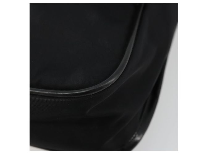PRADA Schultertasche Nylon Schwarz Silber Authentisch bs34673 - Ansicht 14