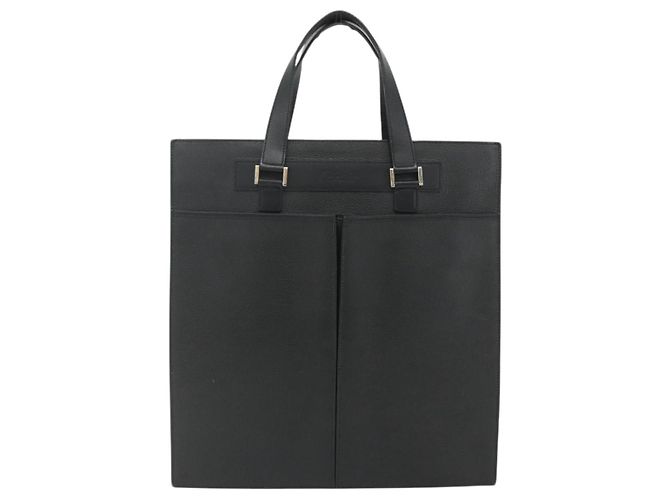 Cartier Borsa Tote in pelle nera e oro Auth bs34621 Nero D'oro - vista 13