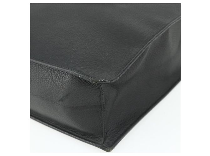 Cartier Borsa Tote in pelle nera e oro Auth bs34621 Nero D'oro - vista 15
