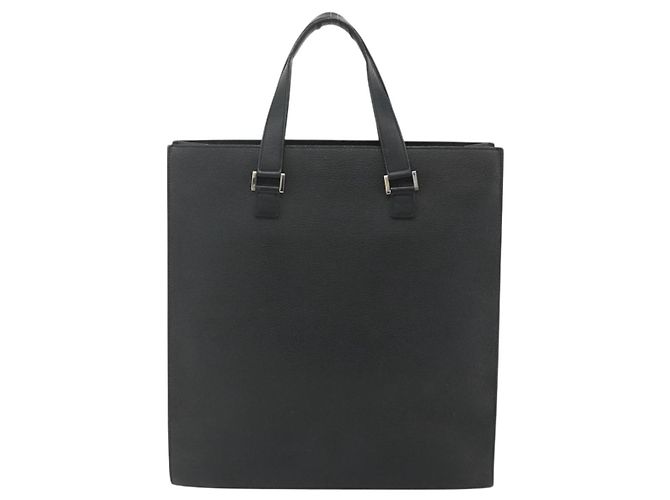 Cartier Borsa Tote in pelle nera e oro Auth bs34621 Nero D'oro - vista 2