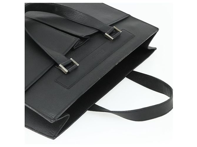 Cartier Borsa Tote in pelle nera e oro Auth bs34621 Nero D'oro - vista 6