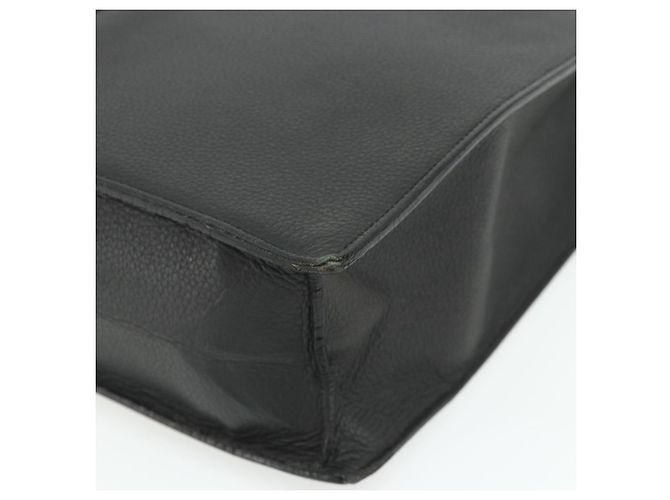 Cartier Borsa Tote in pelle nera e oro Auth bs34621 Nero D'oro - vista 9