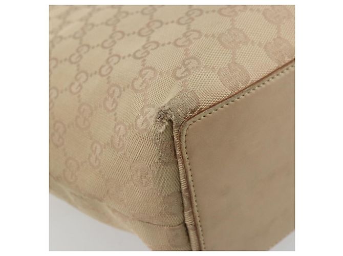 Borsa Tote GG Canvas Gucci Rosa Argento 31243 Auth am11434 - vista 16