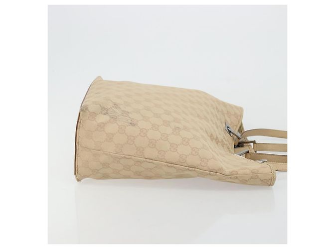Borsa Tote GG Canvas Gucci Rosa Argento 31243 Auth am11434 - vista 3