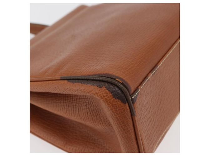 LOEWE Borsa a Mano in Pelle 2 in 1 Marrone Oro Auth ep14461 D'oro - vista 16