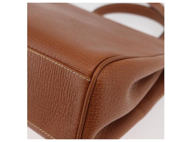LOEWE Borsa a Mano in Pelle 2 in 1 Marrone Oro Auth ep14461 D'oro - vista 17