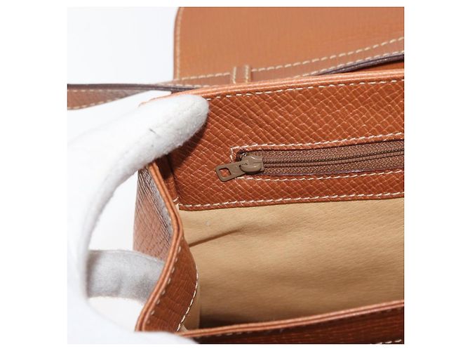 LOEWE Borsa a Mano in Pelle 2 in 1 Marrone Oro Auth ep14461 D'oro - vista 25
