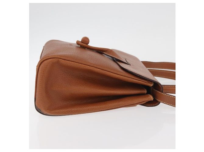 LOEWE Borsa a Mano in Pelle 2 in 1 Marrone Oro Auth ep14461 D'oro - vista 3