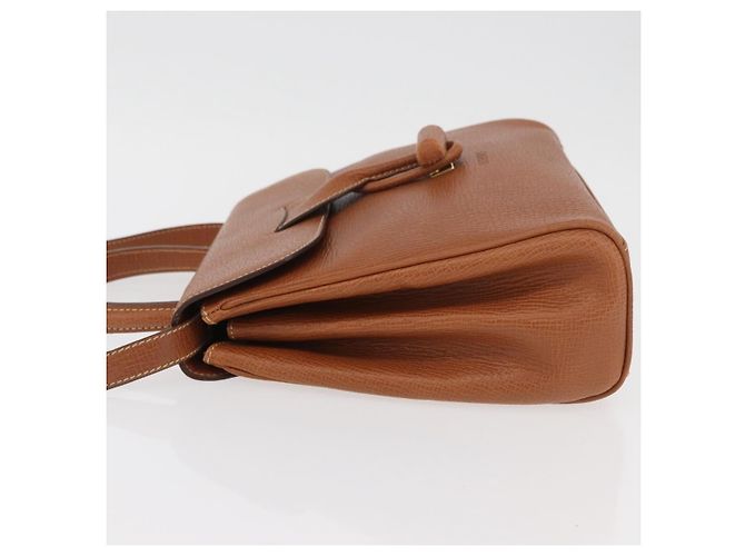 LOEWE Borsa a Mano in Pelle 2 in 1 Marrone Oro Auth ep14461 D'oro - vista 4