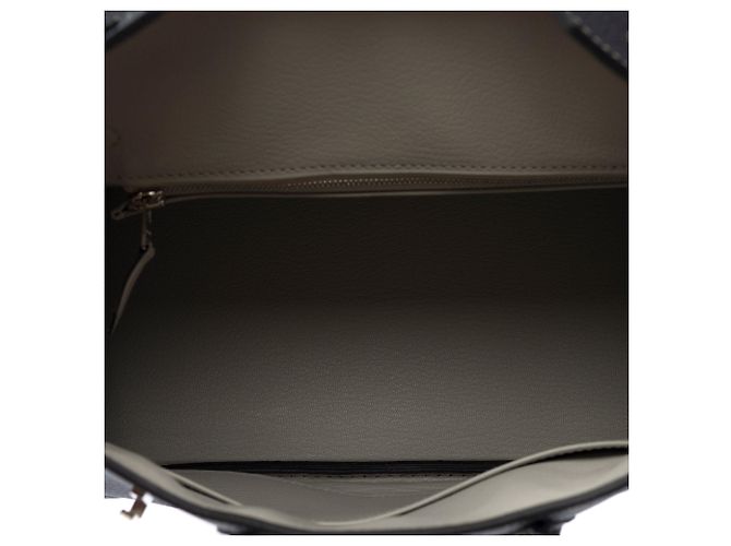 Hermès Borsa HERMES Birkin 25 in Pelle Nera - 103470 Nero - vista 9