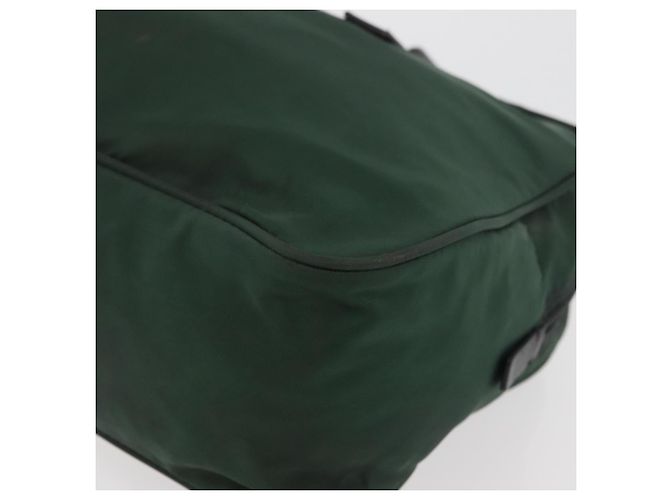 PRADA Borsa a mano in nylon khaki argento autentica am11358A Cachi - vista 14
