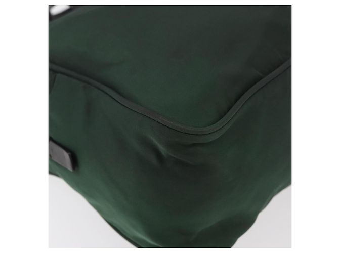 PRADA Borsa a mano in nylon khaki argento autentica am11358A Cachi - vista 15