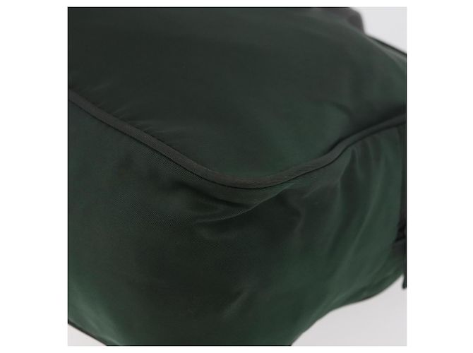 PRADA Borsa a mano in nylon khaki argento autentica am11358A Cachi - vista 16