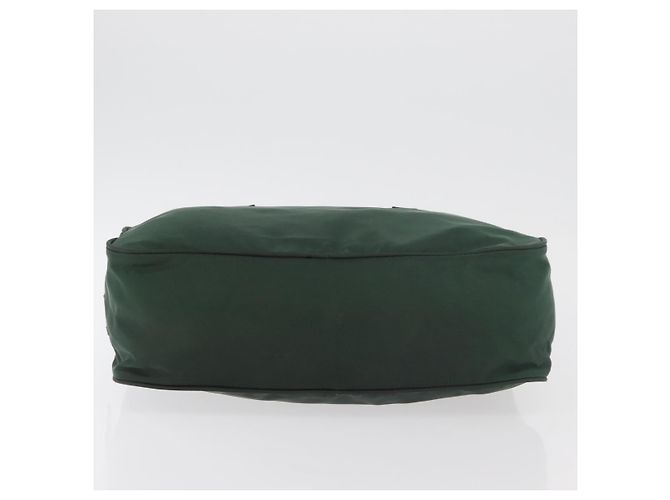 PRADA Borsa a mano in nylon khaki argento autentica am11358A Cachi - vista 5