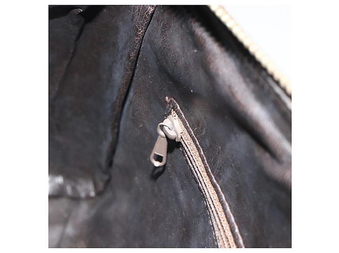 Céline Borsa a Spalla Celine C Sulky in Tela Beige Oro Auth 176618 D'oro - vista 19